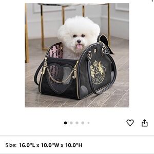Juicy couture pet carrier